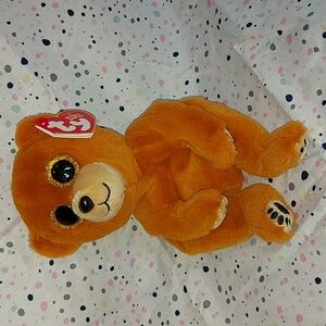 TY Beanie Buddy (Beanie Bellies) - DUNCAN the Brown Bear (6 inch)